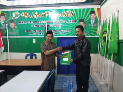 Pileg 2019, Edy Indra Kesuma Resmi Mendaftar Bacaleg dari PPP